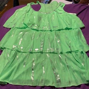 Candy Rain green top - xl